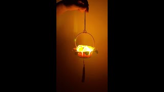 Make a midautumn festival lantern with two paper cups parentchild handwork onetime learning se [upl. by Atileda]