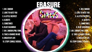 Erasure Greatest Hits Full Album ▶️ Full Album ▶️ Top 10 Hits of All Time [upl. by Gnues]