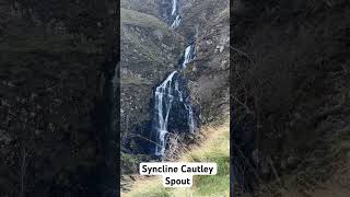 Syncline rock formation Cautley Spout yorkshiredales [upl. by Essiralc]