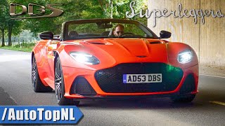 ASTON MARTIN DBS Superleggera VOLANTE V12 TWIN TURBO  SOUND Exhaust ONBOARD amp TUNNEL by AutoTopNL [upl. by Patterson674]