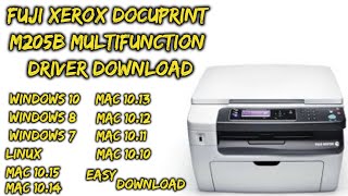 Fuji Xerox DocuPrint M205b multifunction Driver Download [upl. by Lais]