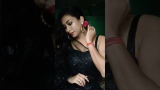 Western to Traditional 💄💫 durga puja make up look makeup trending viralshorts blacksaree [upl. by Damiano759]