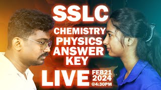 SSLC Chemistry amp SSLC Physics  2024 SSLC Model Exam Question Paper Answer Key  BGHUD SSLC [upl. by Islean]