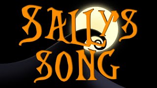 Sallys Song backing track karaoke instrumental The Nightmare Before Christmas [upl. by Rollet]