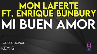 Mon Laferte ft Enrique Bunbury  Mi Buen Amor  Karaoke Instrumental [upl. by Presley]