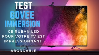 TEST GOVEE IMMERSION  CE KIT DÉCLAIRAGE TV A PETIT PRIX EST IMPRESSIONNANT [upl. by Goddord]