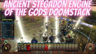 Ancient Stegadon Engine Of The Gods Doomstack Warhammer III [upl. by Kramer]