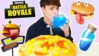 i only ate FORTNITE FOODS for 24 hours [upl. by Power]