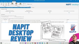 UK electrician NAPIT desktop certification software run through [upl. by Durware981]