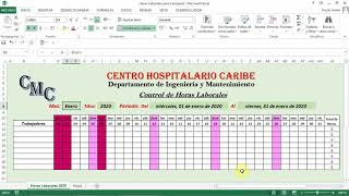 🕒 Como Elaborar un Control de Horas Laborales en Excel 🥇 [upl. by Horwitz324]