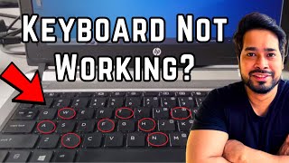 How to Fix Laptop Keyboard Not Working  Laptop Keyboard Keys Not Working [upl. by Luanne]