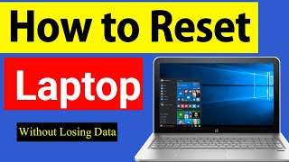 Laptop Reset Kaise Kare  How to Reset Laptop Windows 1011 [upl. by Esten]