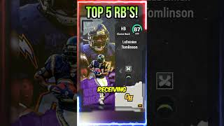 new TOP 5 Running Backs in MADDEN 25 Ultimate Team Madden25 mut25 [upl. by Kenleigh]