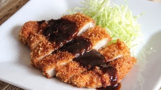 Tonkatsu deep fried pork Recipe  Japanese Cooking 101 [upl. by Chanda548]