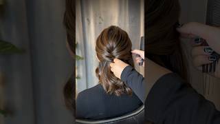 most popular bridal hairstyle tutorial😍آموزش شینیون جمع😍 [upl. by Idner992]