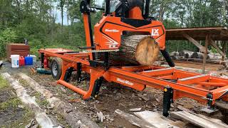 MILLING TIME QUARTER SAWN CHESTNUT OAK [upl. by Alahs818]