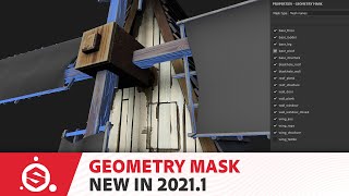 Substance Painter 20211 New Feature Geometry Mask  Adobe Substance 3D [upl. by Casper465]