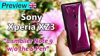 Sony Xperia XZ3  indepth Preview [upl. by Krakow295]