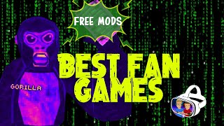 Best Gorilla Tag fan games FREE MODS [upl. by Ysabel]