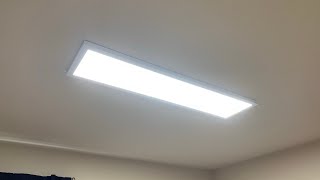 HOWTO  Install an LED Color Changing Flat Panel light [upl. by Zola]