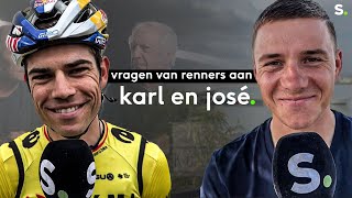 Nu stellen Remco Wout en Mathieu de vragen aan Karl en José [upl. by Akselaw]