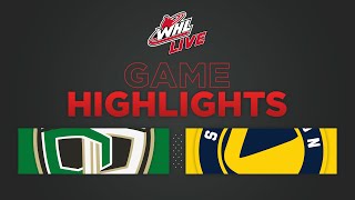 WHL Highlights Raiders 1 at Blades 2 OT  September 24 2022 [upl. by Mullins]