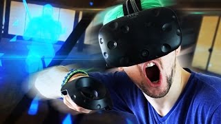 MOST EXHAUSTING VR GAME  Holopoint HTC Vive Virtual Reality [upl. by Acireit]