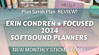 New 2024 Softbound Planners from Erin Condren  Inspire  Wildflowers  Focused  Perpetual Calendar [upl. by Gemoets677]