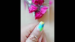 5 colour nail polish NailArt Design ✨💅 [upl. by Adaminah647]