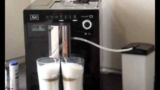 Melitta Caffeo CI 2 Latte Macchiato [upl. by Arracot]