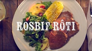 GUIDE PRATIQUE DU ROSBIF POUR LA RÔTISSERIE  Avec maïs poêlé et salade de chou frisé [upl. by Theona622]