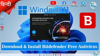 ✅ How To Download And Install Bitdefender Free Antivirus 2022 [upl. by Eissert]