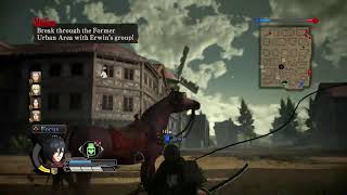 AOT wing of freedom ps4 part 4 [upl. by Ffoeg]