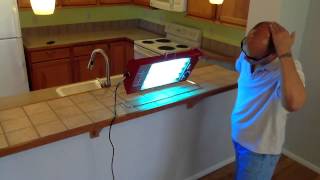 Demonstration of The Fiji Sun tanning lamp by Sperti Sunlamps [upl. by Aivitnahs]