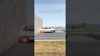 Teste de colisão frontal a 40kmh beamng beamngdrive cars foryou gaming shorts [upl. by Namhcan]