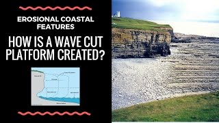 What are Wave Cut Platforms and how are they formed  annotated diagram and explanation [upl. by Chancelor]