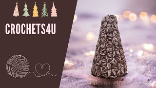 Haaktutorial Kerstboom in Jasmijnsteek  DIY Kerstdecoratie [upl. by Asenev292]