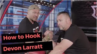 Devon Larratt Armwrestling Technique Training  How To Hook [upl. by Coltson]