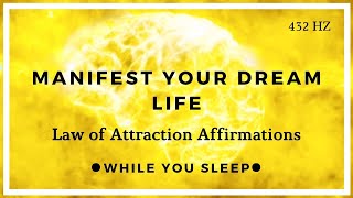 Manifest While You Sleep  LAW OF ATTRACTION Affirmations [upl. by Katalin]