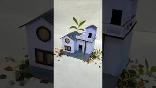 Cardboard Miniature House Model Making cardboardhouse shorts [upl. by Marni]