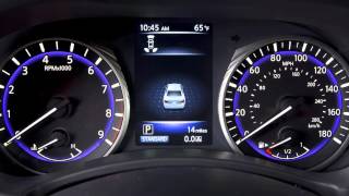 2015 INFINITI Q50  Vehicle Information Display [upl. by Krusche647]