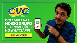 Como comprar PACOTE DE VIAGEM barato na CVC Viagens  Grupo Exclusivo de PROMOÇÕES CVC viagens [upl. by Allisirp]