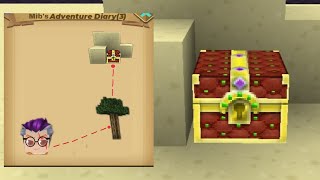 TREASURES HUNT FIND THE CHEST IN MY ISLAND BLOCKMAN GO SKYBLOCK ADVENTURE [upl. by Ethbin649]