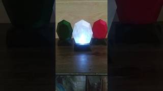 3d Printed Glowing Gem 3dprinting fantasy gemstone [upl. by Stephannie]