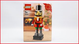 Lego Seasonal 40254 Nutcracker Speed Build Review [upl. by Inessa149]