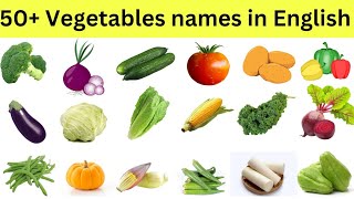 Vegetables names 50 Vegetables names in english vegetable education kids basickidZeducation [upl. by Shamus]