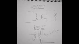 step down transformer VS step up transformer [upl. by Brunhild357]