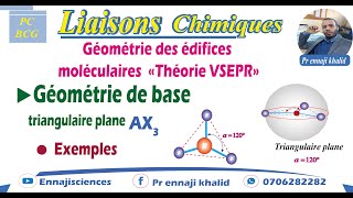 Géométrie de base triangulaire plane AX3 [upl. by Emmerie]