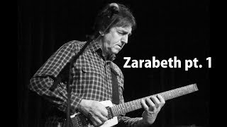 Allan Holdsworth  Zarabeth Lesson amp Tutorial pt 1 [upl. by Garrick]