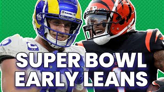 Super Bowl 2022 Preview Early Leans for BengalsRams [upl. by Stagg76]